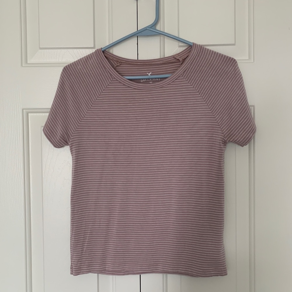 American Eagle Striped Shirt